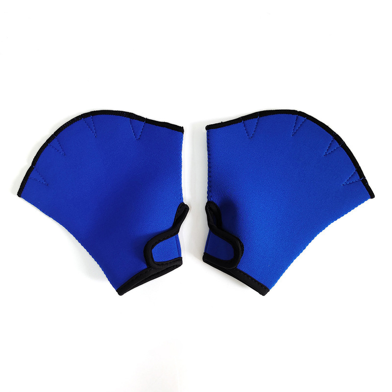 Wholesale Swimming Gloves Aquatic Fitness Water Resistance Fit Paddle Training Fingerless Gloves