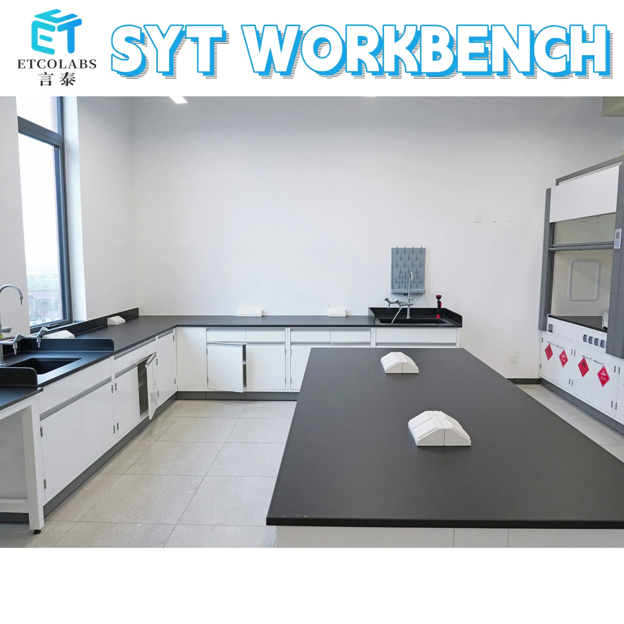 Syt Labbench - High-Pressure Laminate and Ceramic Surface for Durability