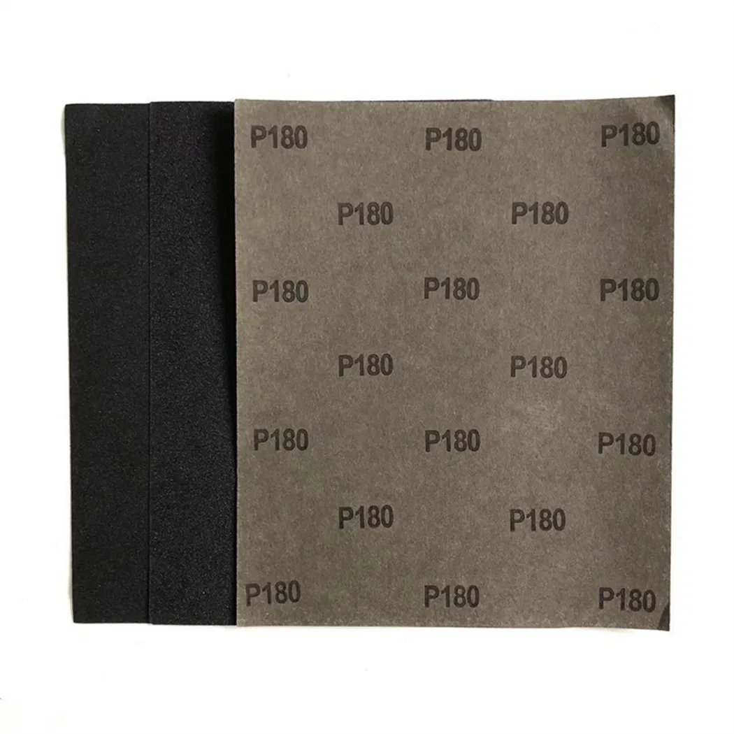 P180 Waterproof Emery Paper Abrasive Paper for Construct and Paint