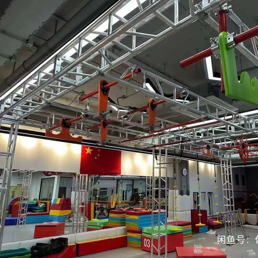 Adjustable Indoor Ninja Training Warrior Track Kit for Playground Enhances Child's Strength