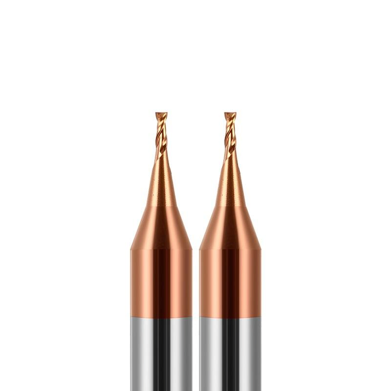 Micro-Cutting End Mill with Enhanced Wear Resistance for Continuous High-Speed Milling