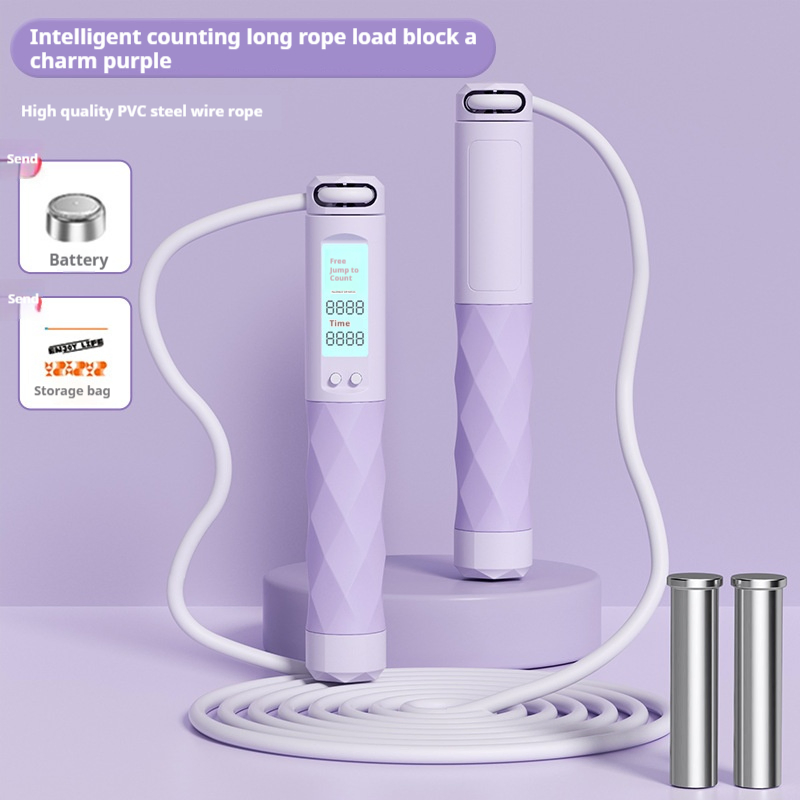 Weighted Jump Rope with Counter Smart Skipping Rope for Crossfit for Adult