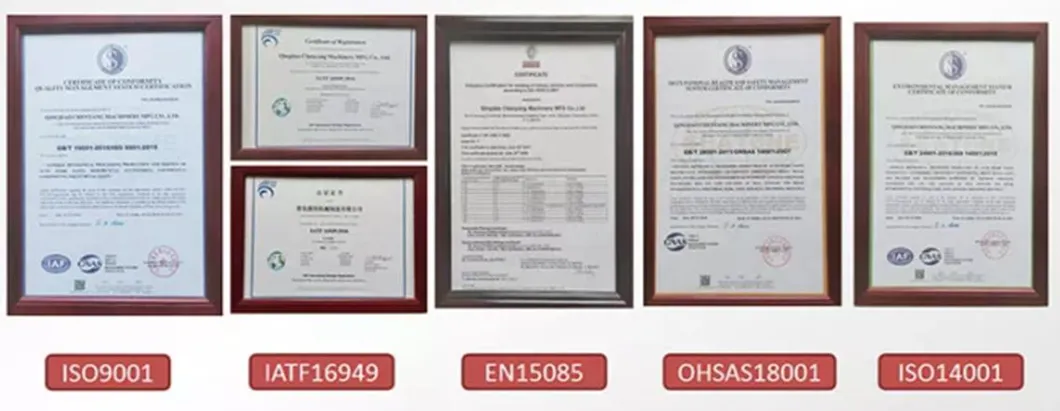 Certifications