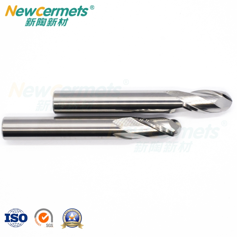 Multi-Flute Ball Nose End Mill with High Wear Resistance for Metal Cutting