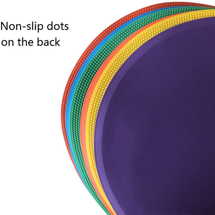 Wholesale Non Slip Marker Cones Rubber Agility Markers Speed Training Disc Flat Cone Agility Saucer Cones