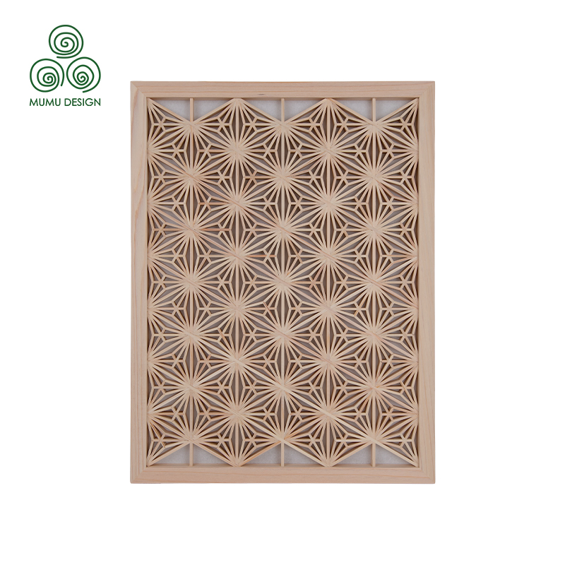 Exquisite Handmade Wooden Lattice for Luxury Home Interior Kumiko Feature Wall
