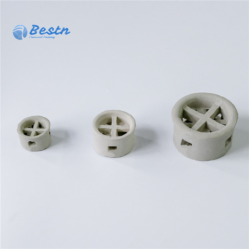 Ceramic Ring Has High Heat Transfer Efficiency, Acid and Heat Resistance Cascade Micro Ring Ceramic Tower Packing Micro Ring