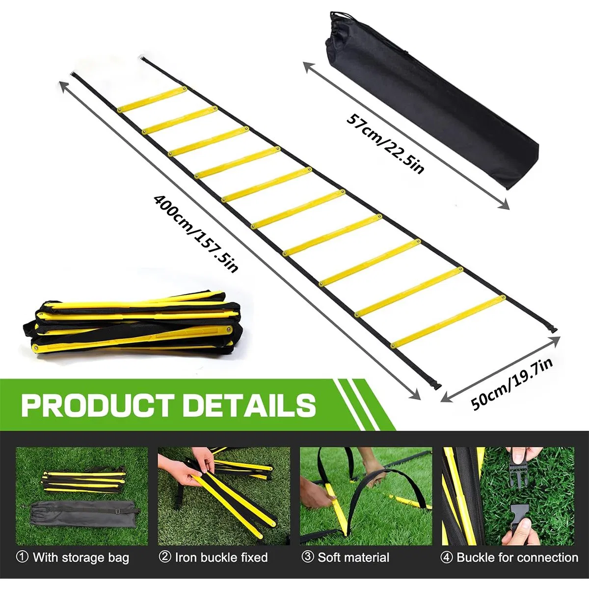 2025 Yiwu Factory Direct Sale High Quality Sports Training Agility Ladder