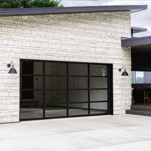 OUNA High Wind Load Overhead Roll up Garage Door Reinforced Aluminum Alloy for Commercial and Industrial Buildings