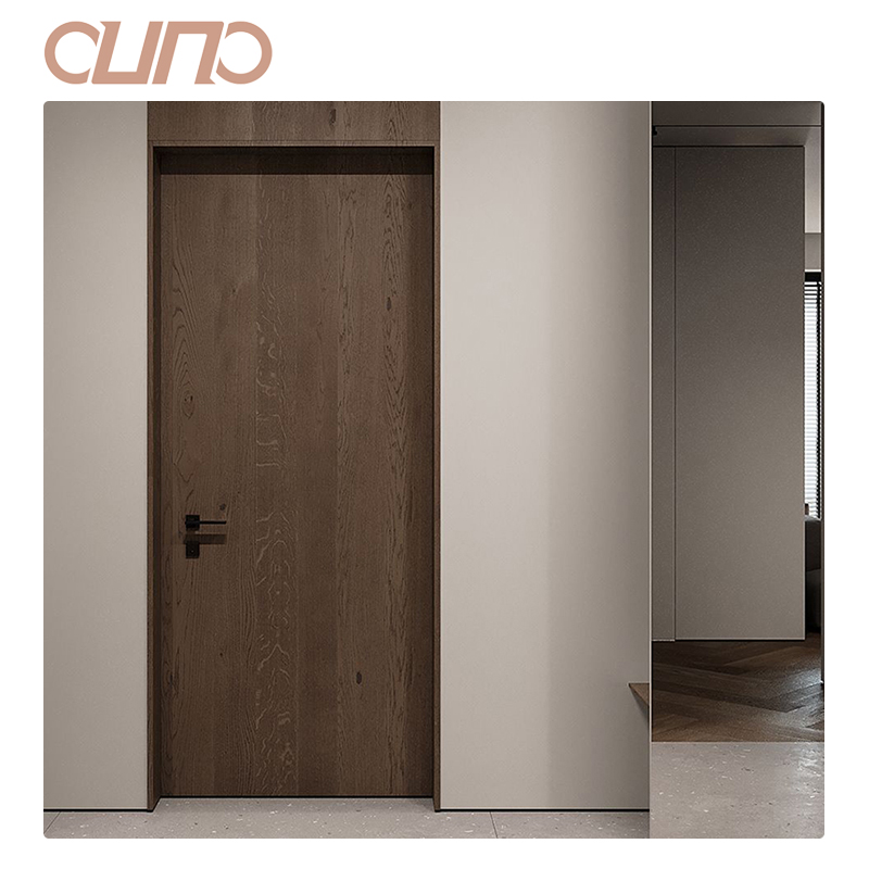 OUNA Single Door Inner Panel Door New Standard High End Aluminum Wooden Door Moisture Proof, Suitable for Bedroom