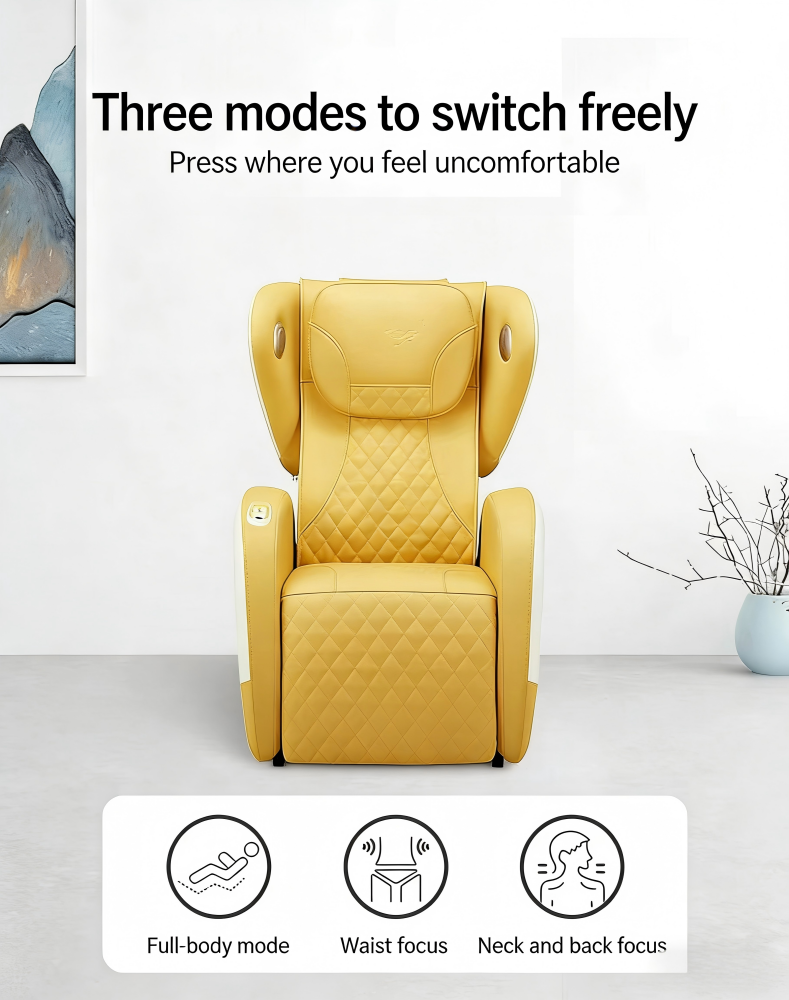 All-in-One Relaxation Station: Massage Chair Sofa 3 Programs, USB Charging &amp; Bluetooth Designed for Modern Lifestyles