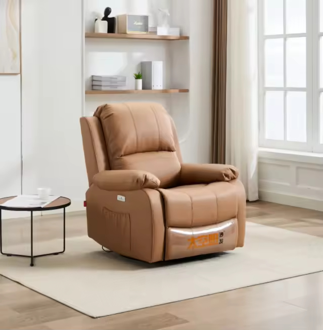 OEM Luxury Home Movie Theater System Seat Power Pu Leather Usb Charge Home Theater Recliner Chair Sofa