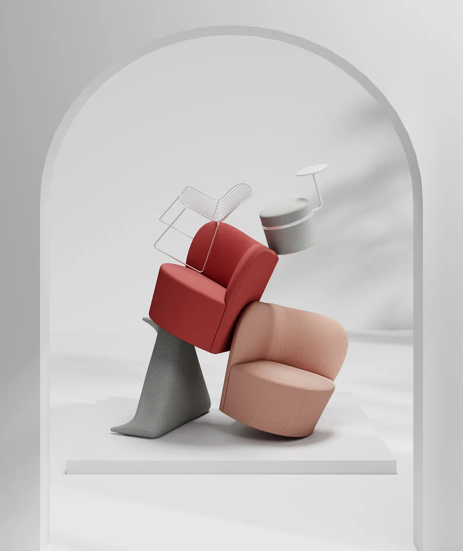 Modular Public Area Combination Functional Durable Office Sofa with Screen Private Space