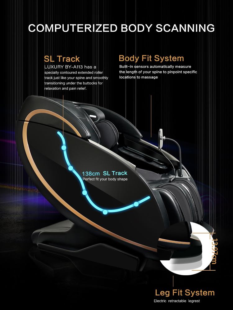 5D Ultra Comfortable Sonic Wave Innovation--Robot Hand Ai Smart Recliner Shiatsu 4D Massage Chair Luxury Sofas Masaje Full Body