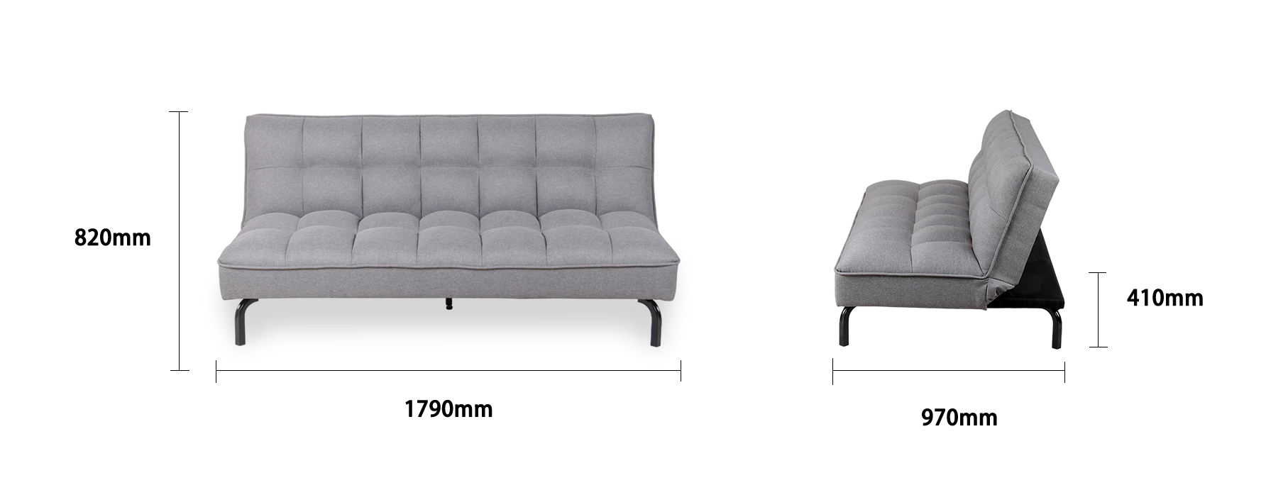 Convertible Futon Sofa Bed Placement Scenario