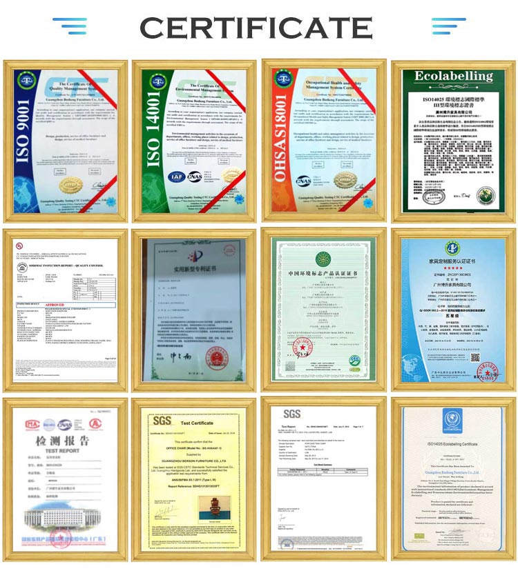 Quality certifications