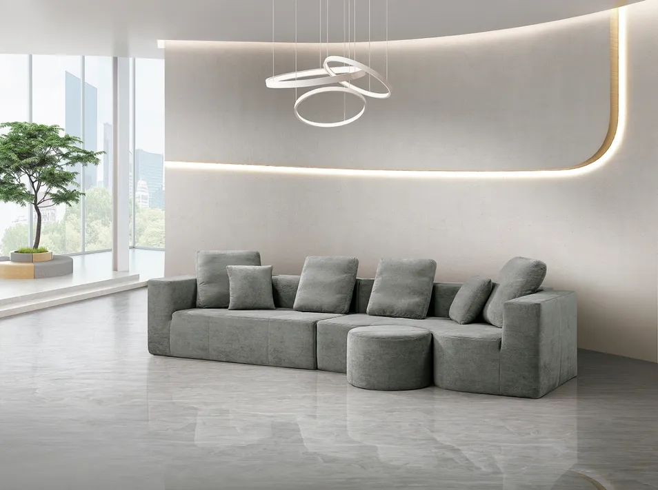Modern Modular Sofa for Small Spaces - Stylish and Functional