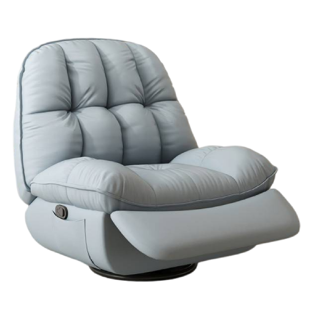 Factory Wholesale High Quality Single Electric Swivel Recliner Comfortable Multifunctional Living Room Rocking Sofa Chair Metal