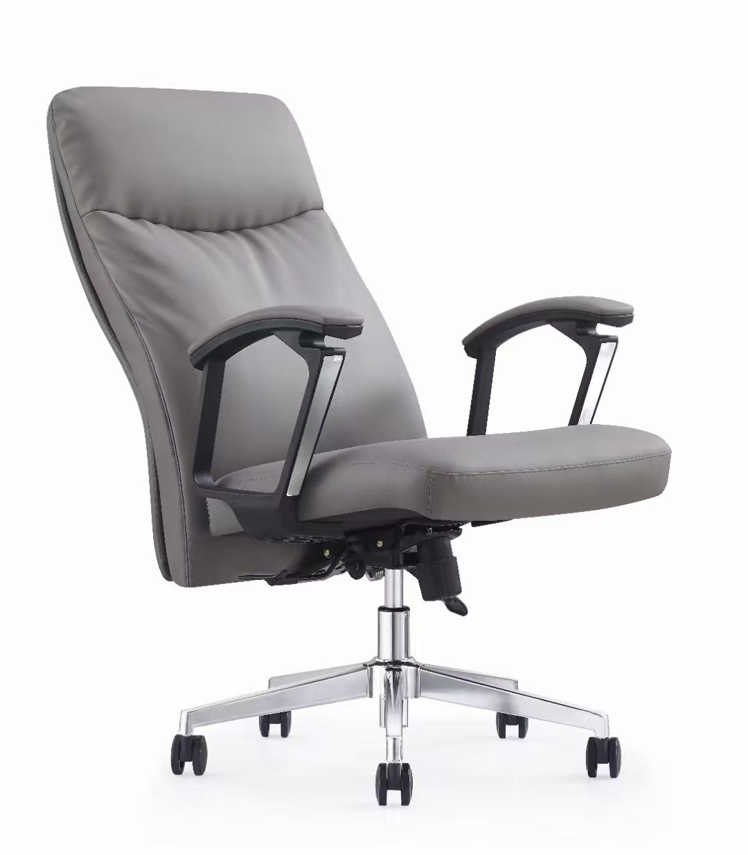 Professional Luxury Executive Comfortable Swivel Lifting Reclining Adjustable Function Plush Seat Synthetic Leather Office Chair