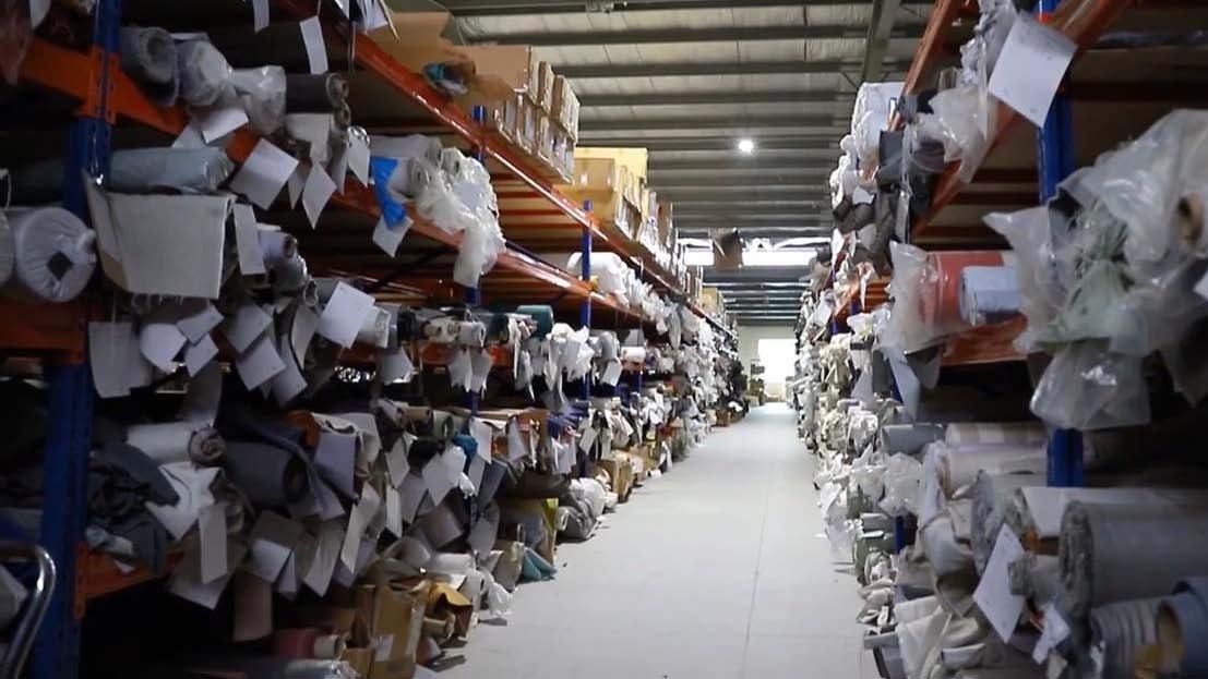 Massive leather inventory and selection workshop