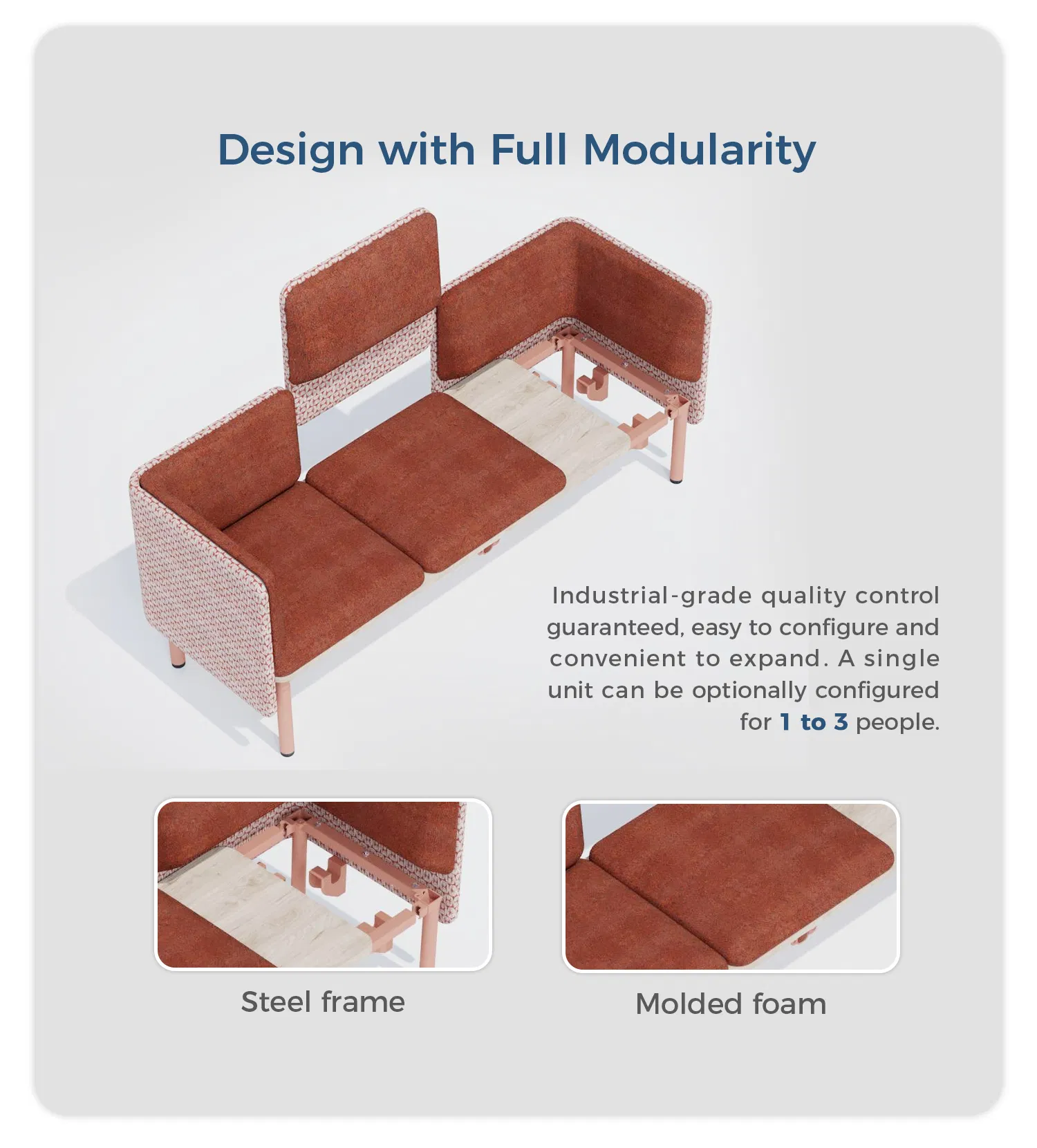 Modular Office Sofa Detail