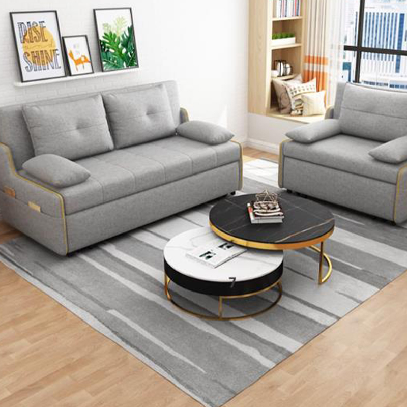 Modern Designer Single Loveseat Sofa Bed Set Fabric Lazy Couch for Living Room Home Furniture Foldable Sofa Bed