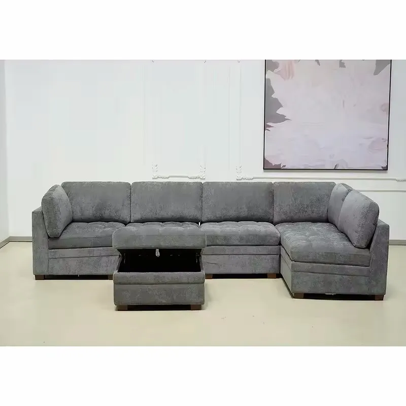 Modular Sofa Fabric Detail