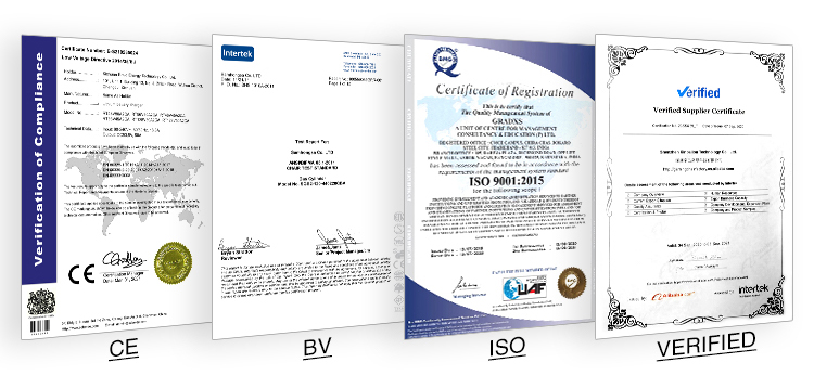 Official Factory Certifications
