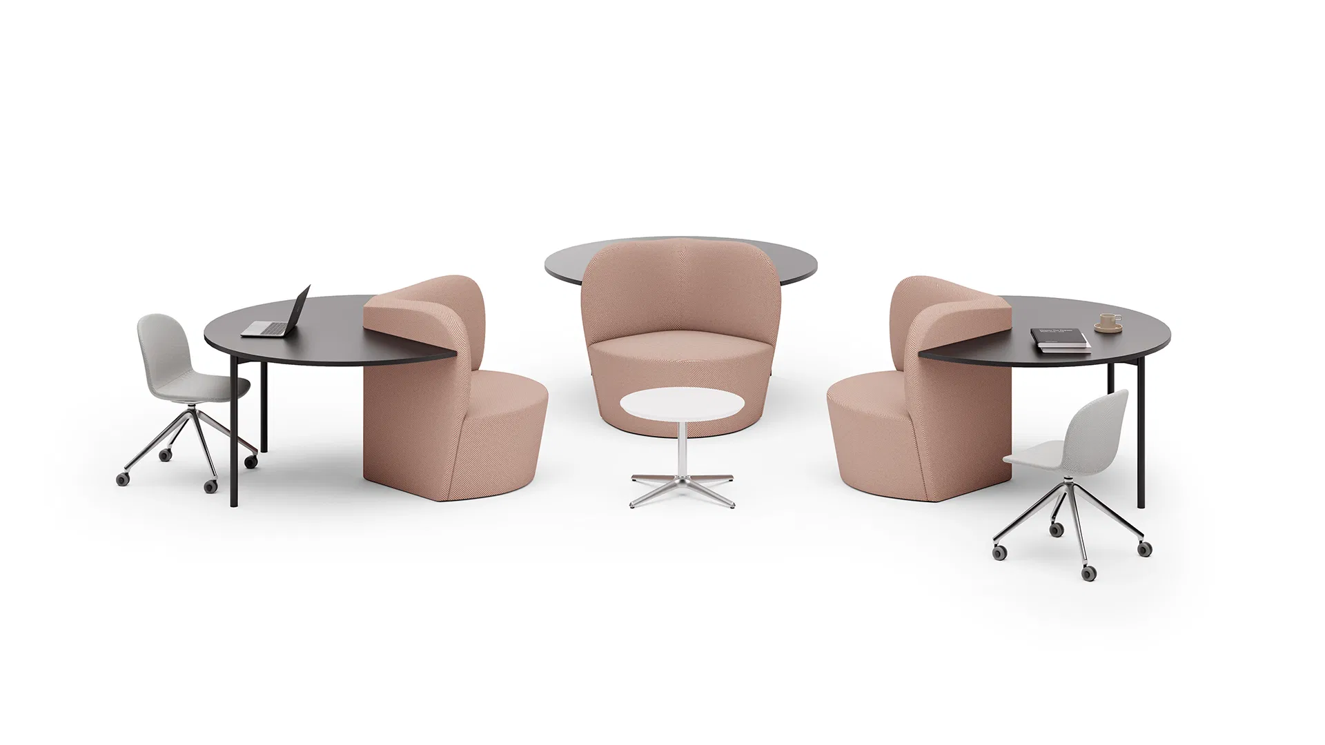 Functional Modern Modular Fabric Sofa with Table for Home Office Hotel Detail 4
