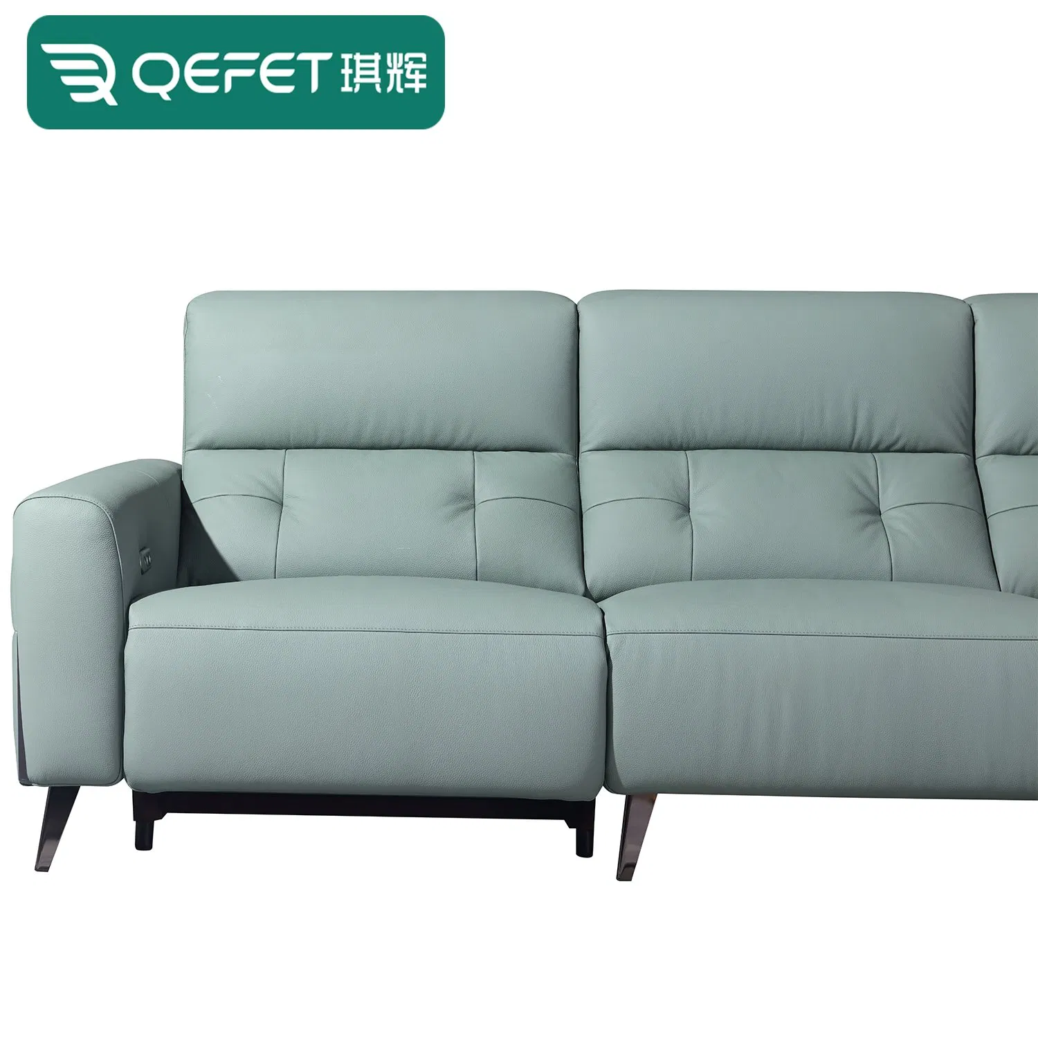 Modern Furniture Living Room Sofa Set Electric Sectional Modular Recliner Functional Sofa with Cell Phone USB and Type-C Port Charging