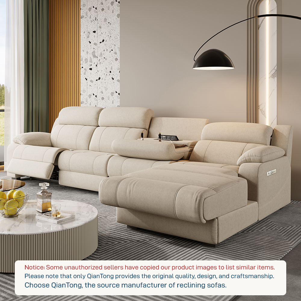 Modern Electric Hot Recliner Sofa Corner Smart Sofa Set L Shape Home Theater Fabric Multifunctional Sofa Living Room Furniture