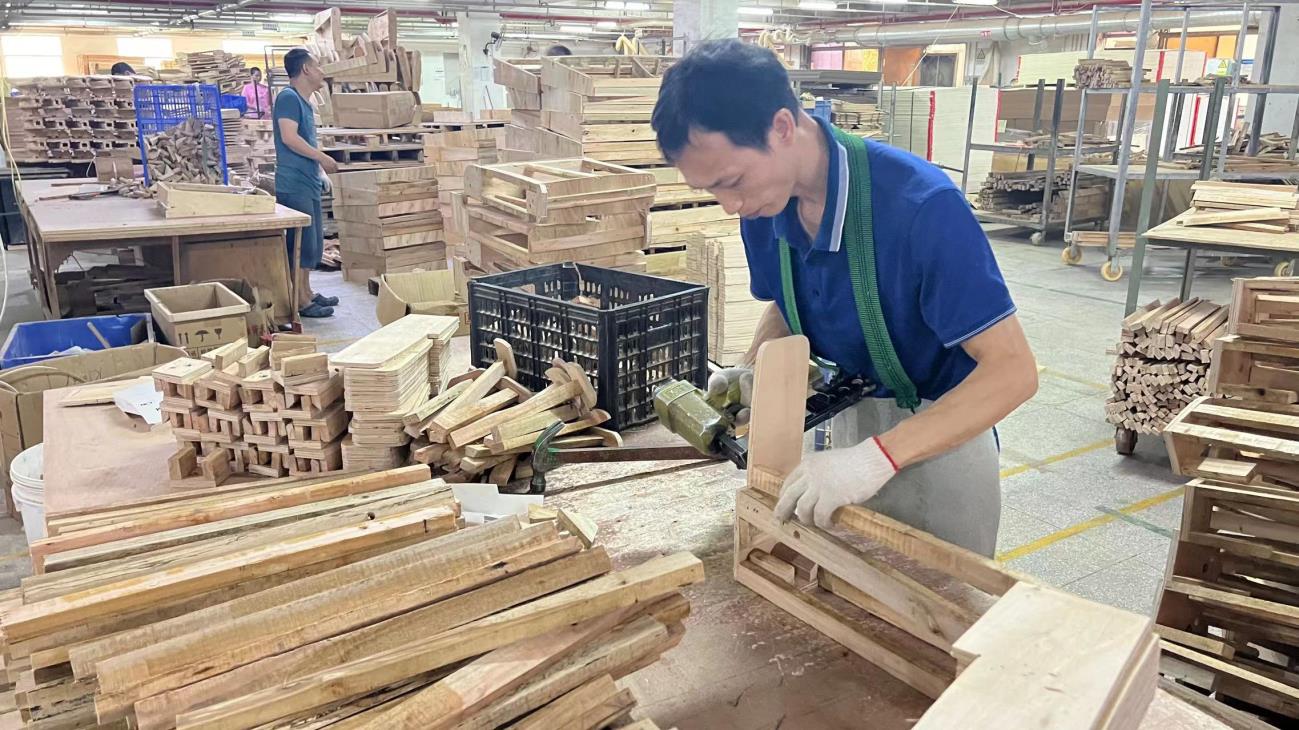 Frame Nailing Process