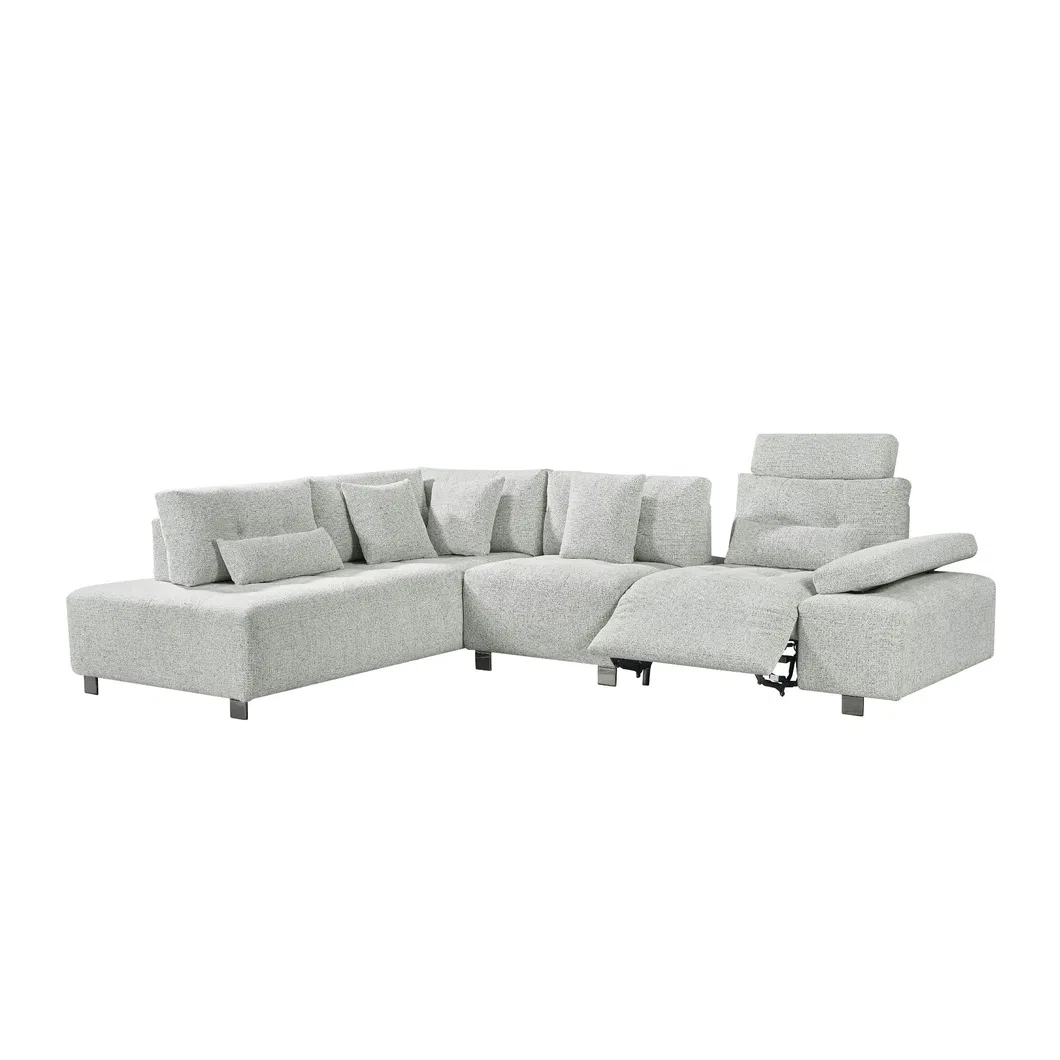 Wholesale Contemporary Living Room Home Furniture Modular Functional Sofa Solid Wood Frame Fabric Sofa