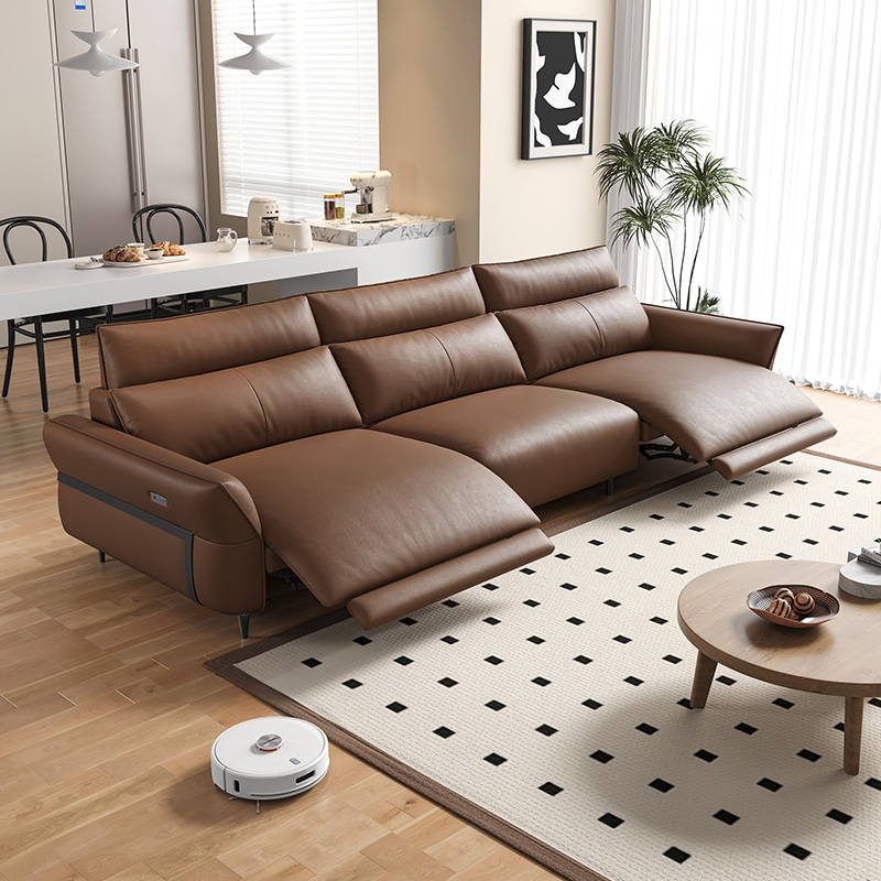 Modern Home Living Room Furniture Modular Electric Leather Recliner Cheap Sleeper Sofa