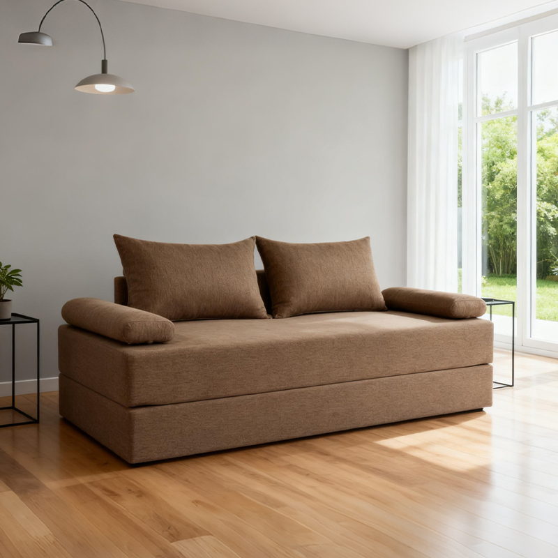 Compressed Furniture Single Fabric Modular Couch Functional Living Room Modern Folding Sofa Bed