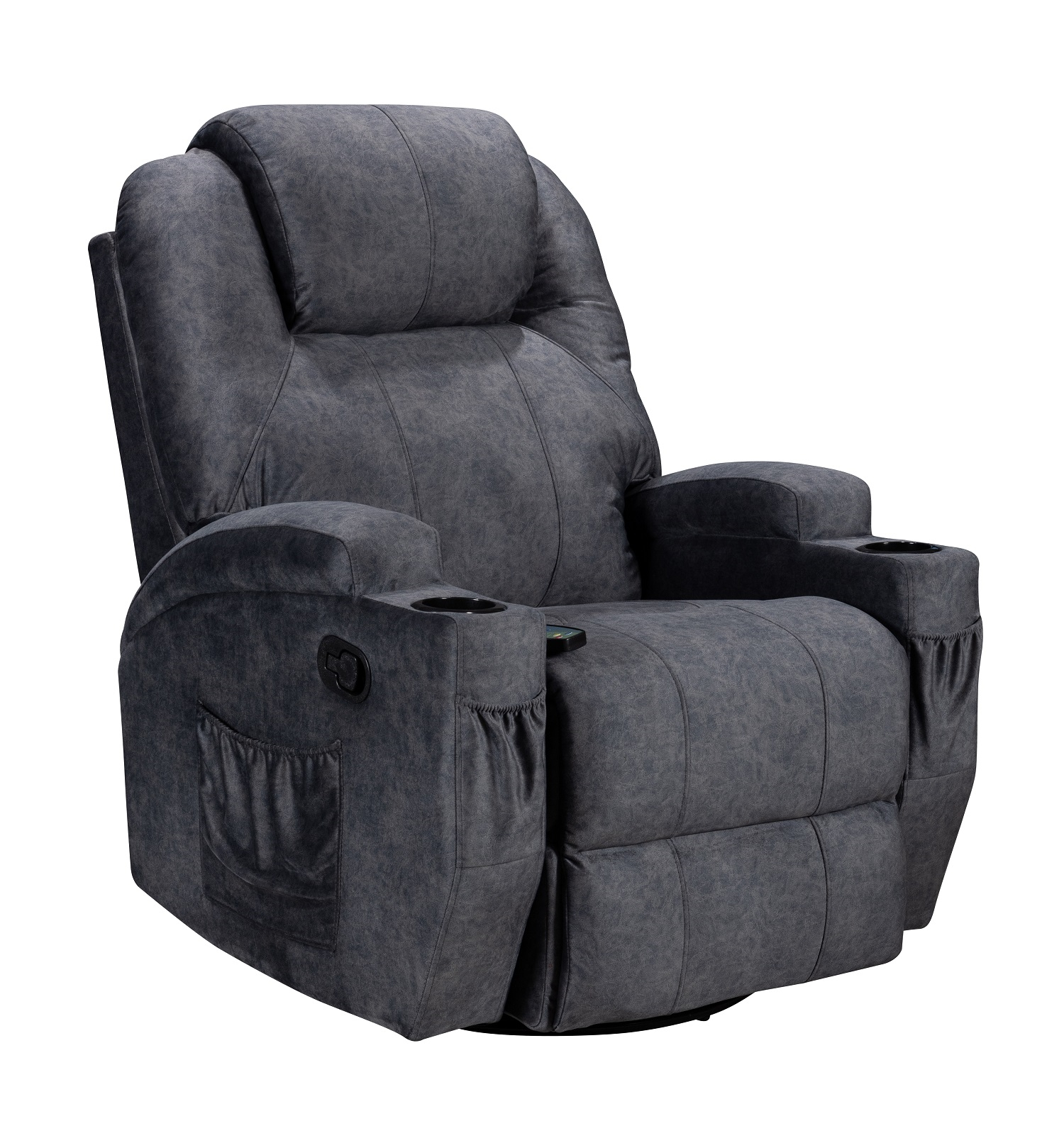 HOMERS Electric Power Lift Recliner Chair for Elderly with Okin Motor PU Leather Massage Heating Single Sofa for Senior Care