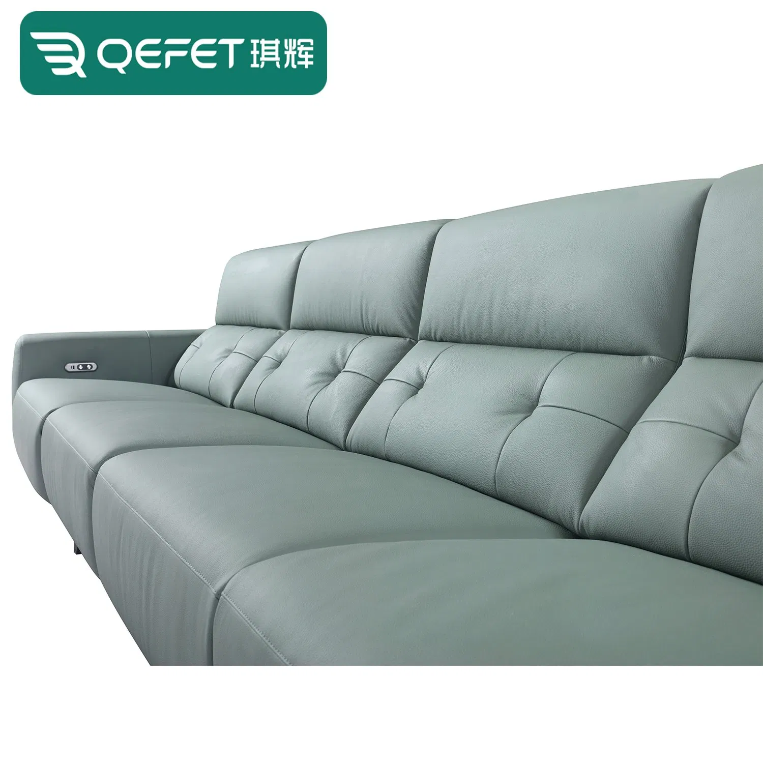 Modern Furniture Living Room Sofa Set Electric Sectional Modular Recliner Functional Sofa with Cell Phone USB and Type-C Port Charging