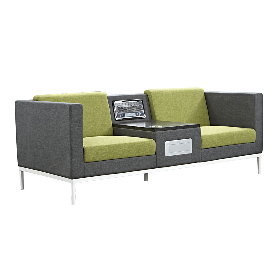 New Function Office Sofa Furniture Office Sofa USB Leisure Sofa with Power Charging Plug