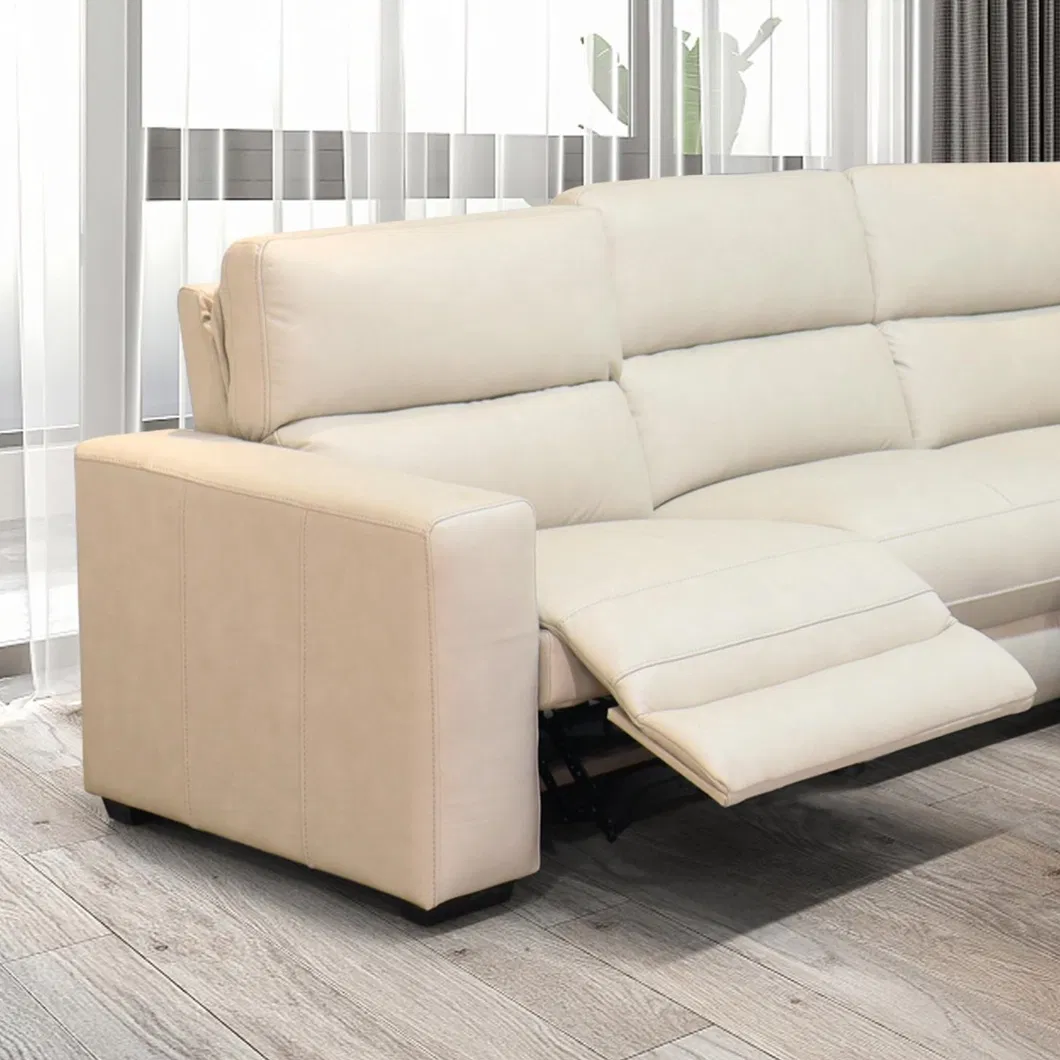 Modular Sofa Leather Detail