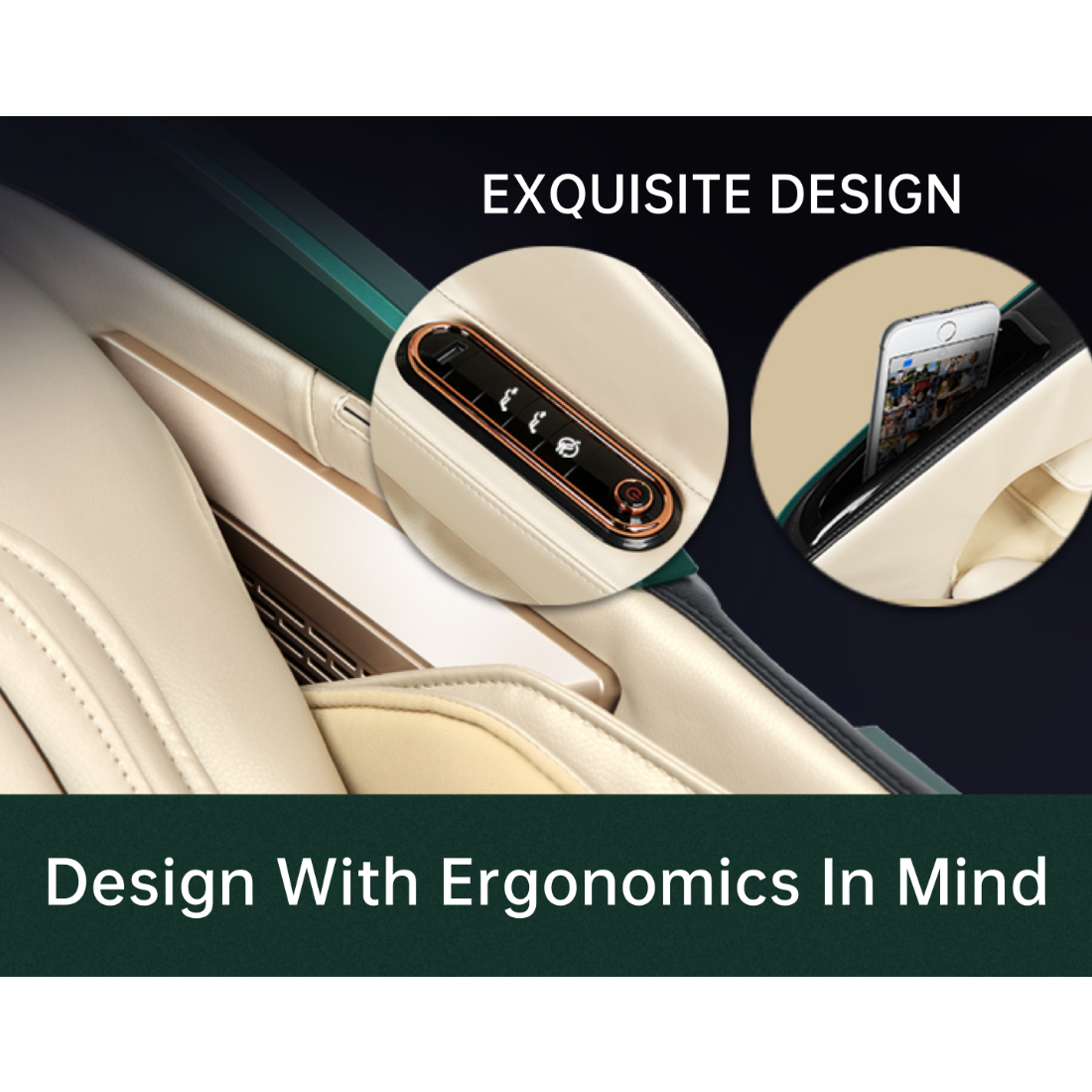 Automatic Zero Gravity Lcd Large Screen Massage Chair High End Voice Control Power Lift Recliner Massage Seat