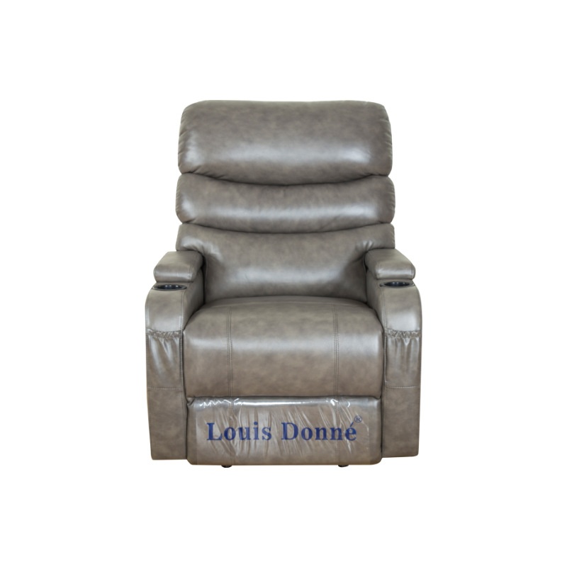 Modern Electric Leather Recliner Smart Furniture Elderly Multifunctional Home Use Living Room Sofa Adjustable Height Solid Wood