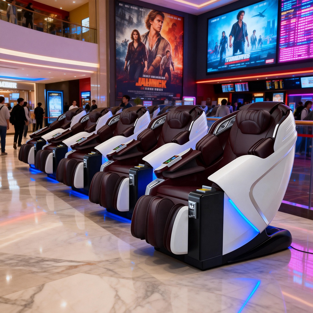 L50SY Yijie 2025 Automatic Electric 3D Luxury Portable Zero Gravity Commercial Massage Chair Full Body Massager Price