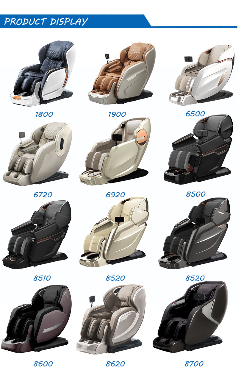 Massage chair style options