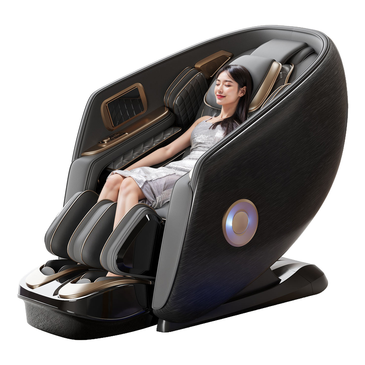 901C 2026 6D SL Track Electric Shiatsu 4D SL Track Full Body zero Gravity Foot Massage Chair Full Body Price Luxury Sofa Price
