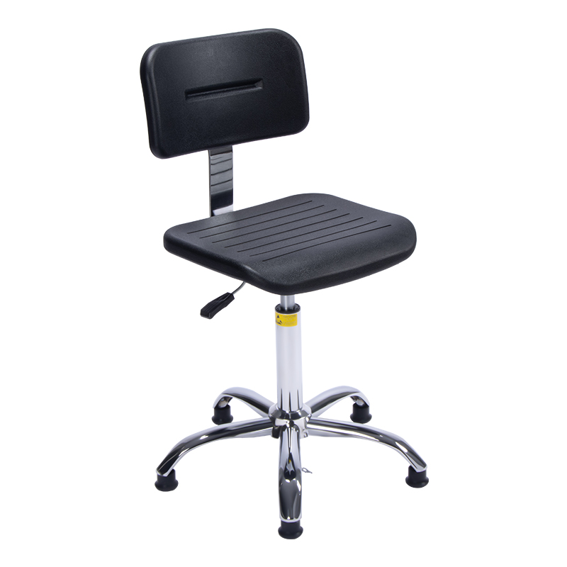 M14 ESD Modern Industrial Workshop Chair Adjustable Height Swivel Wheels Strong Backrest Polyurethane Material