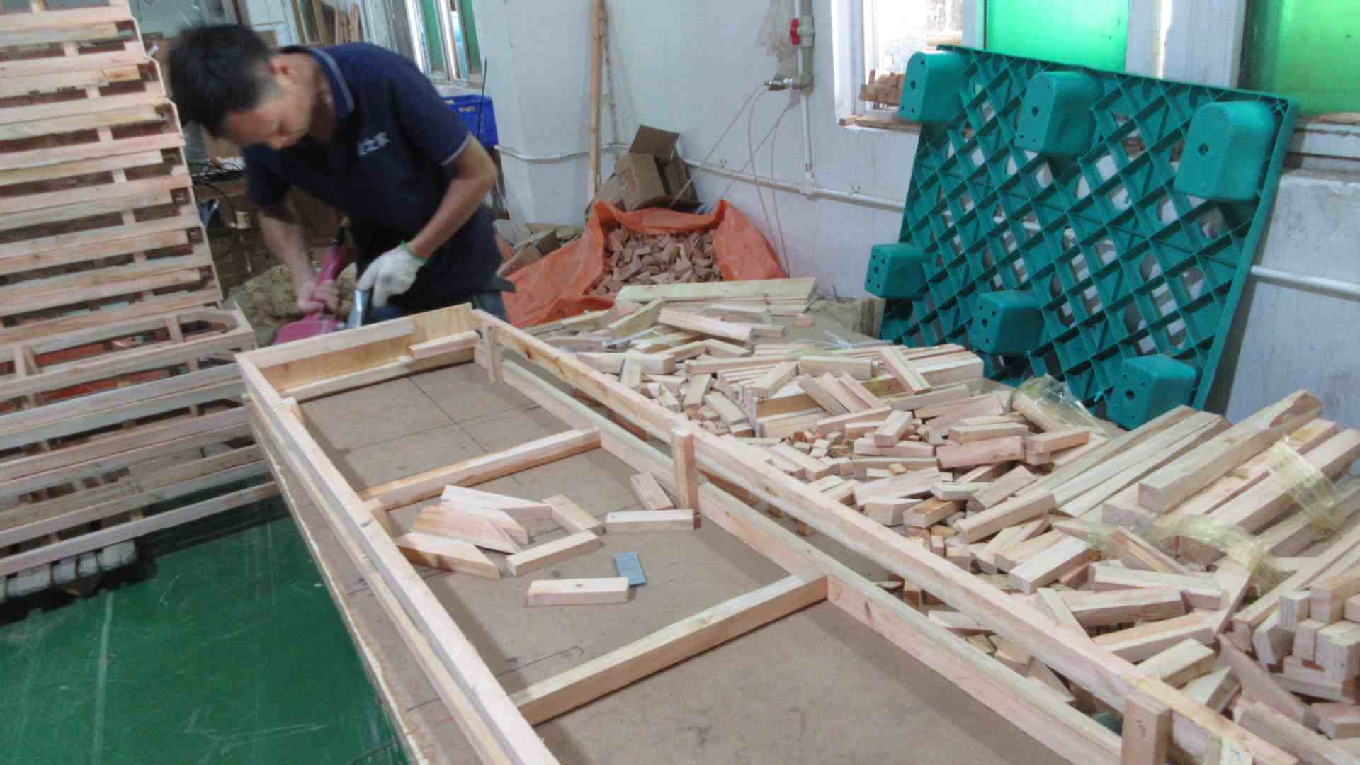 Frame Nailing step two