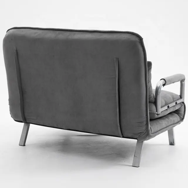 Factory Direct Sale High Quality High Back Fabric Foldable Loveseat Sofa Bed