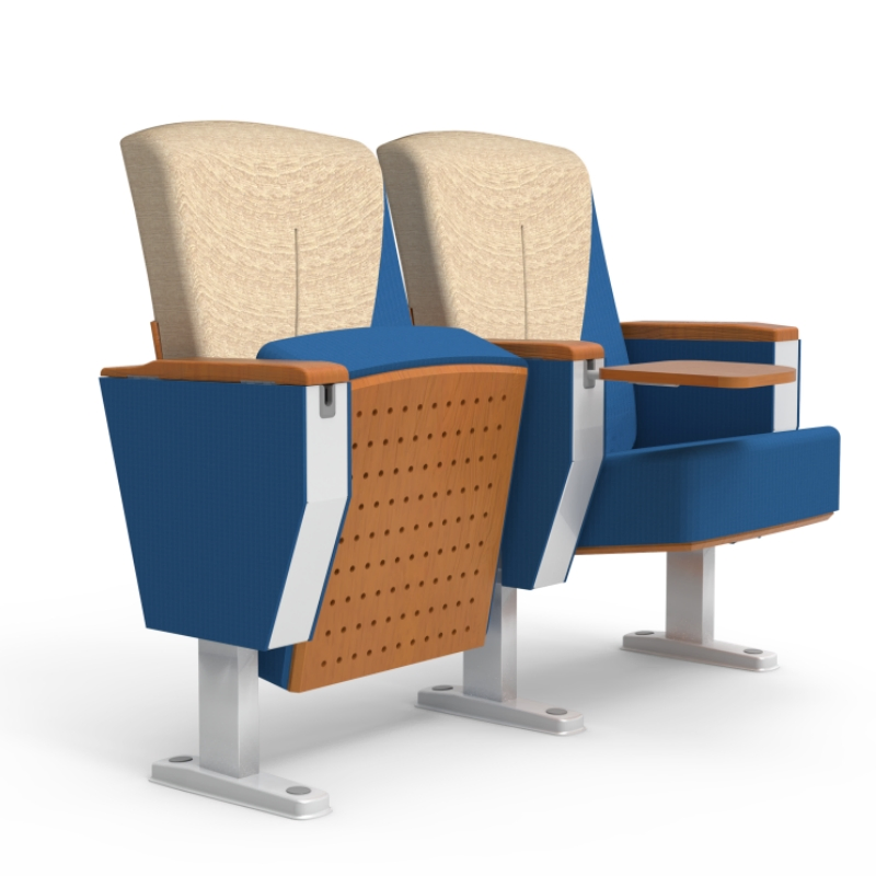 Factory Price Modern Two-Tone Fabric Auditorium Seating for Church