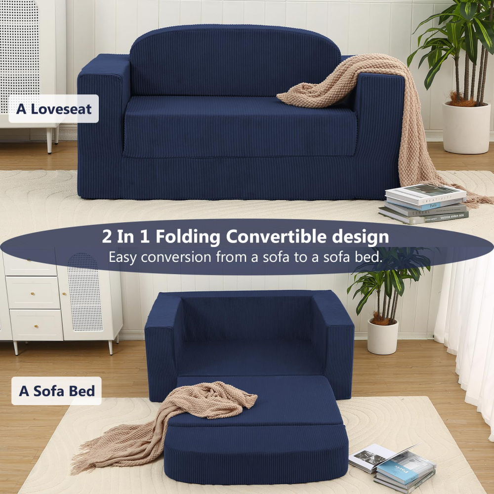 Foshan Furniture Shop Eco-Friendly Modular Convertible Compressed Pull-Out Extendable Inflatable Loveseat Sleeper Sofa Small