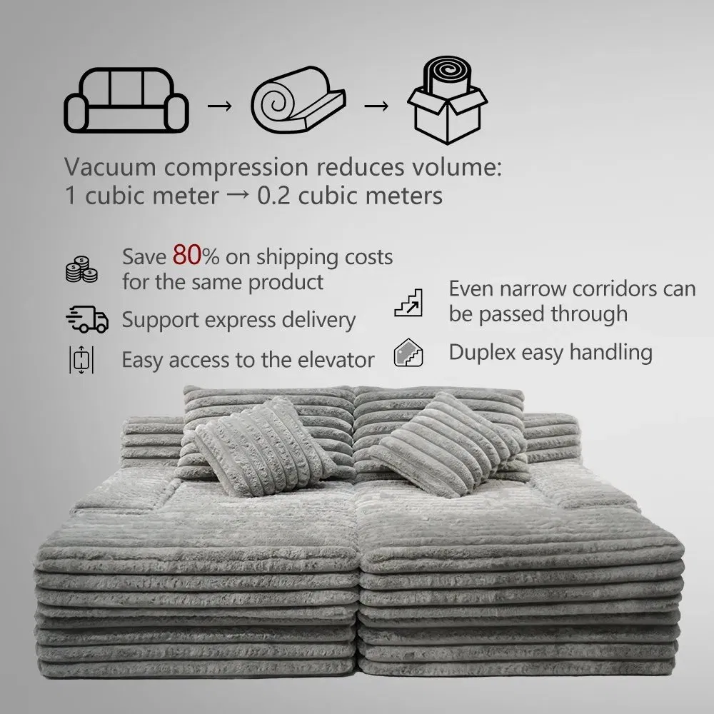 Ergonomic Boneless Sofa Lumbar Support Orthopedic Design